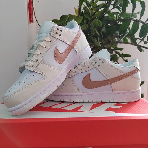 China Cheap Nike Dunk White Pink Shoes Men and Women-127